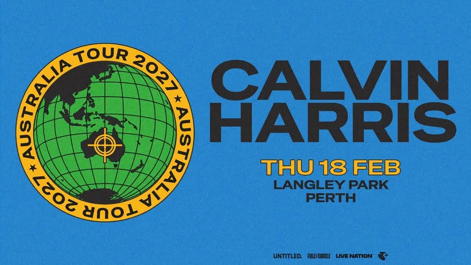 Calvin Harris | Perth, Boorloo | Langley Park poster