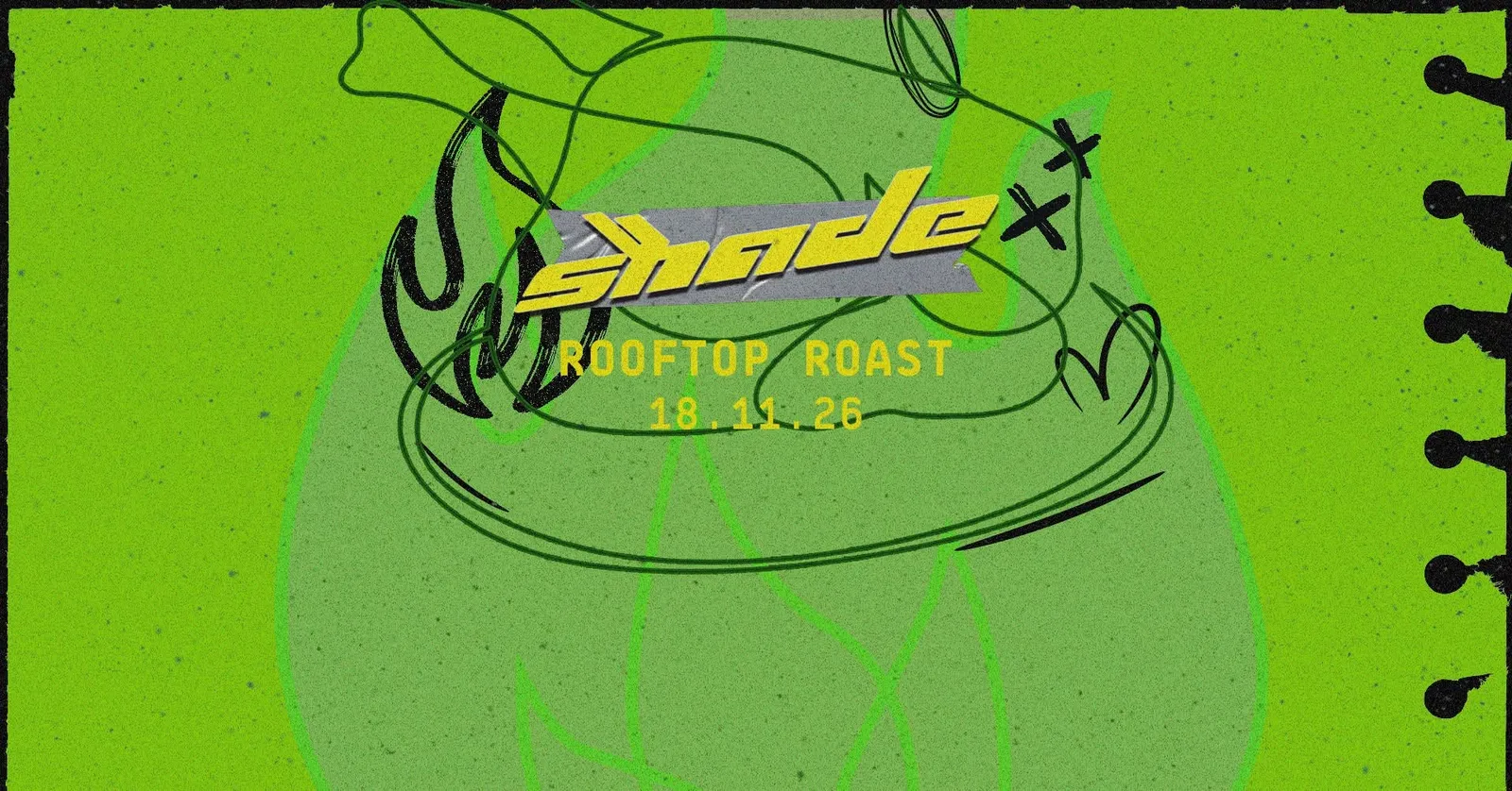 shade Wednesdays: ROOFTOP ROAST poster