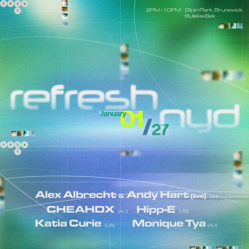 Refresh NYD 2027 poster