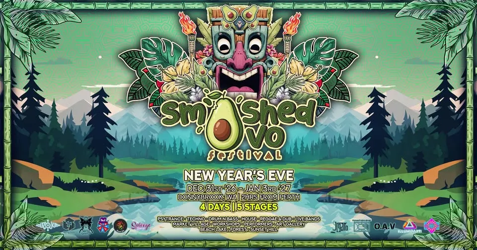 Smashed Avo Festival 2026 poster