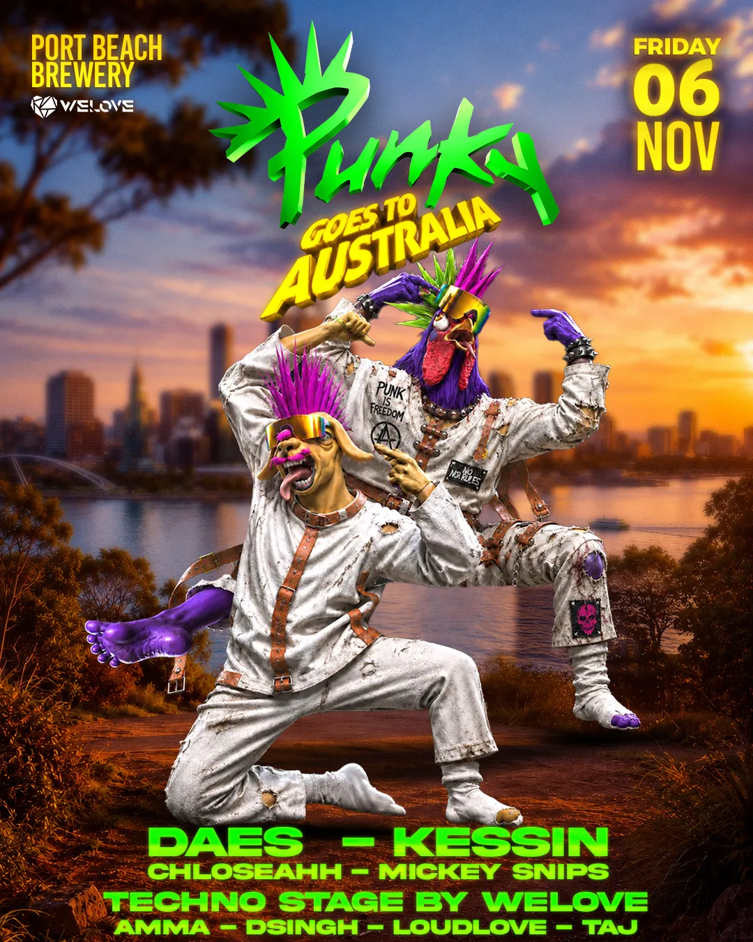 PUNKY GOES TO AUSTRALIA poster