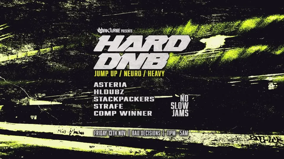 HARD DNB (Jump Up | Neuro | Heavy) - 13 NOV 2026 poster