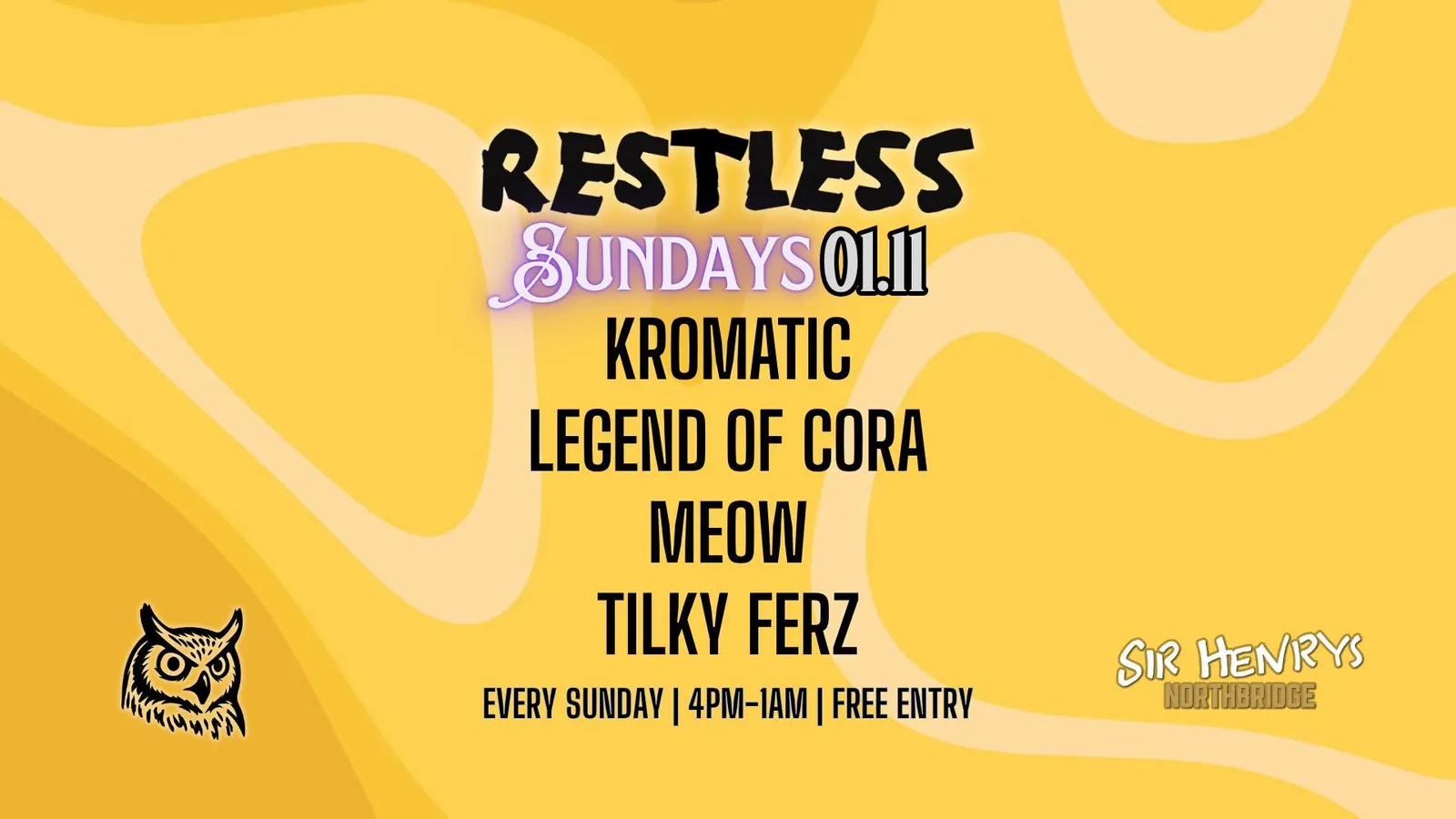 RS136: Restless Sundays poster