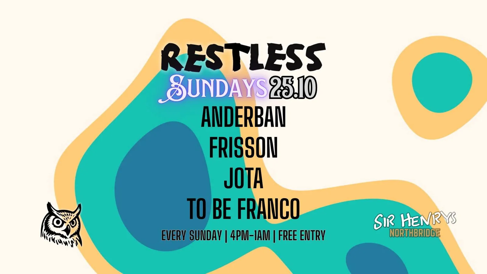 RS135: Restless Sundays poster