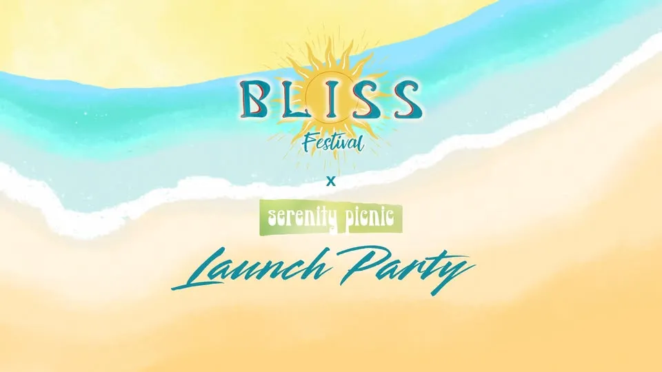 Bliss Fest Beach Launch | Free Feasts & High Frequencies 🌈 poster