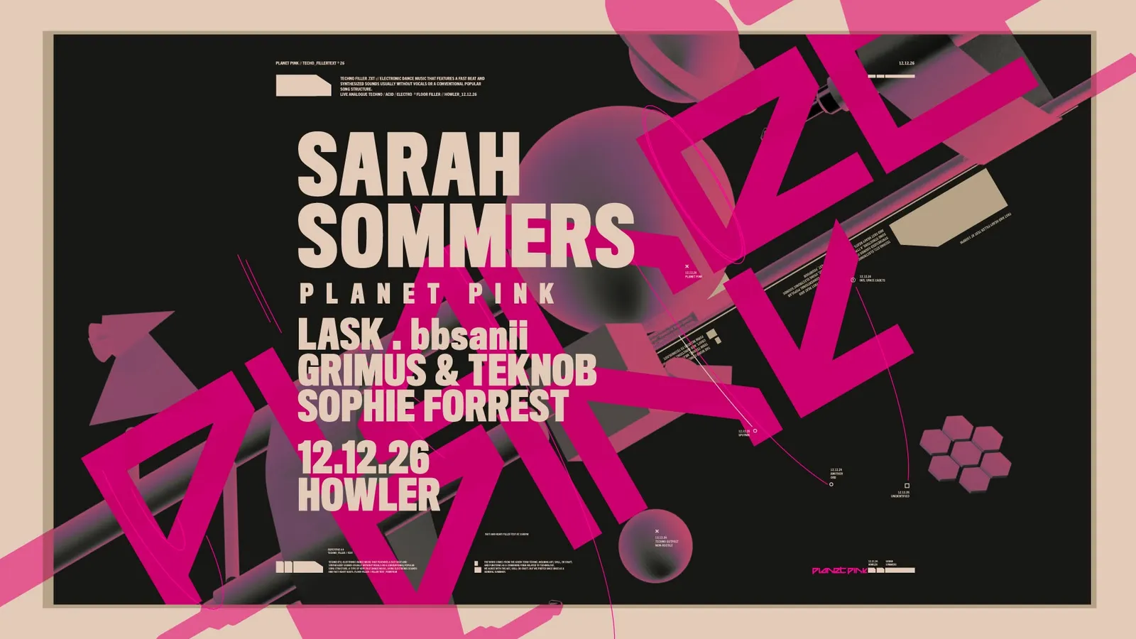 Planet Pink - Sarah Sommers Live (Berlin) poster