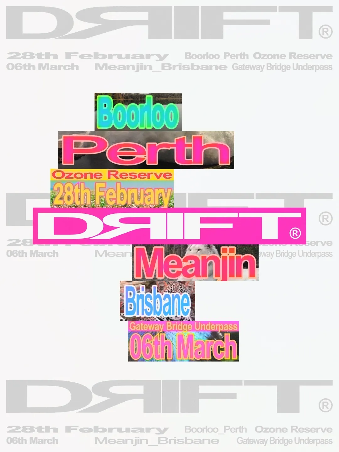 DRIFT - Perth / Boorloo poster