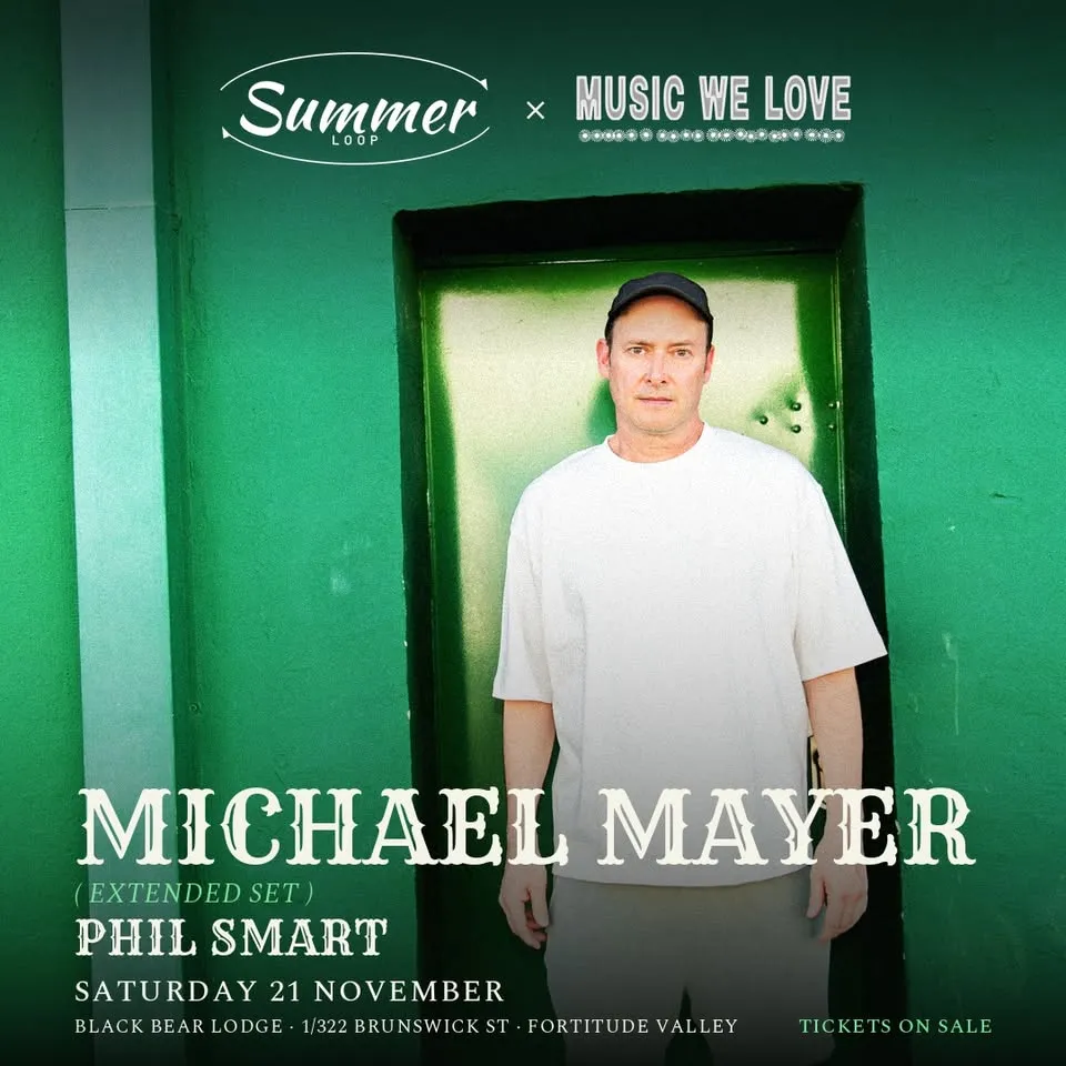 Michael Mayer x Brisbane poster