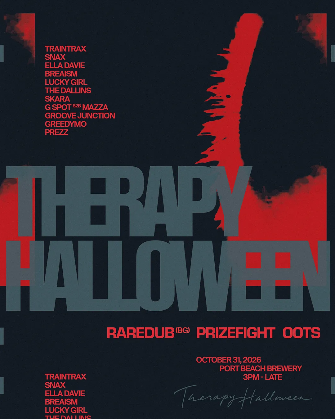Therapy Halloween poster