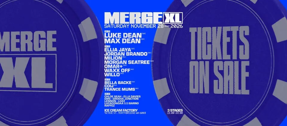 Merge XL 2026 poster