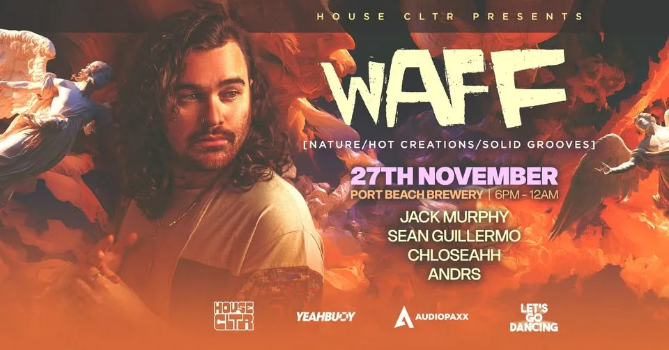 House CLTR Perth pres. wAFF poster