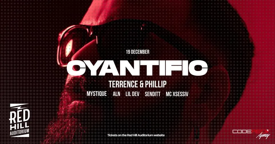 CYANTIFIC // Red Hill Auditorium poster