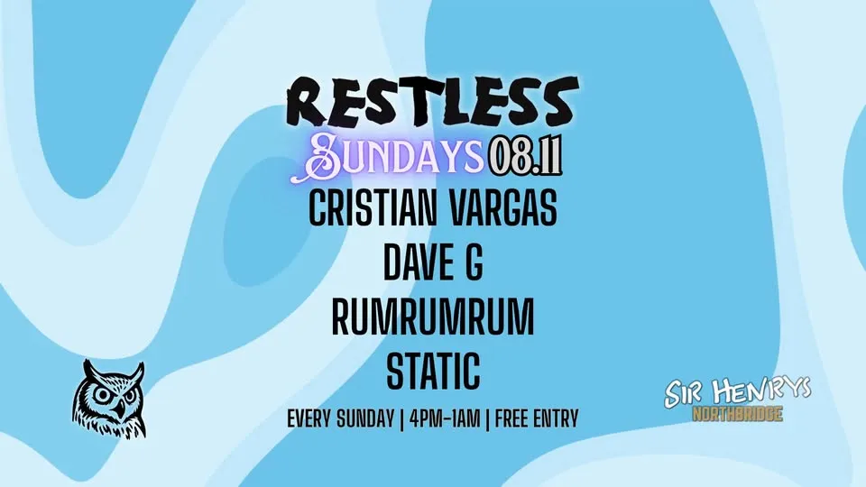 RS137: Restless Sundays poster