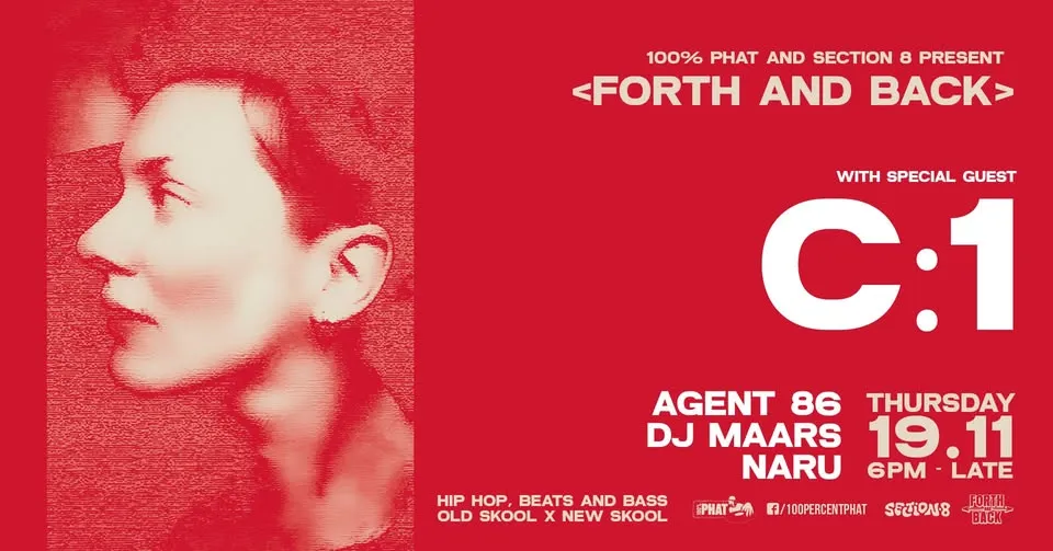 Forth and Back feat special guest C:1 poster