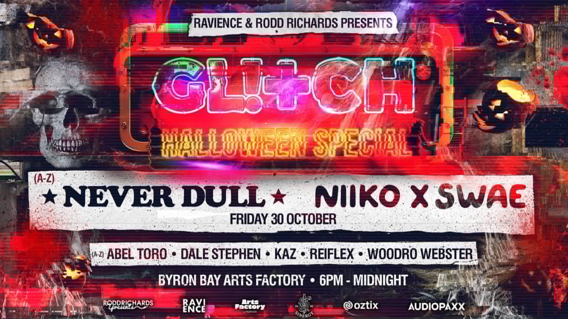 GL!+CH 002 ft. NEVER DULL (USA) & NIIKO x SWAE (USA) - BYRON BAY poster