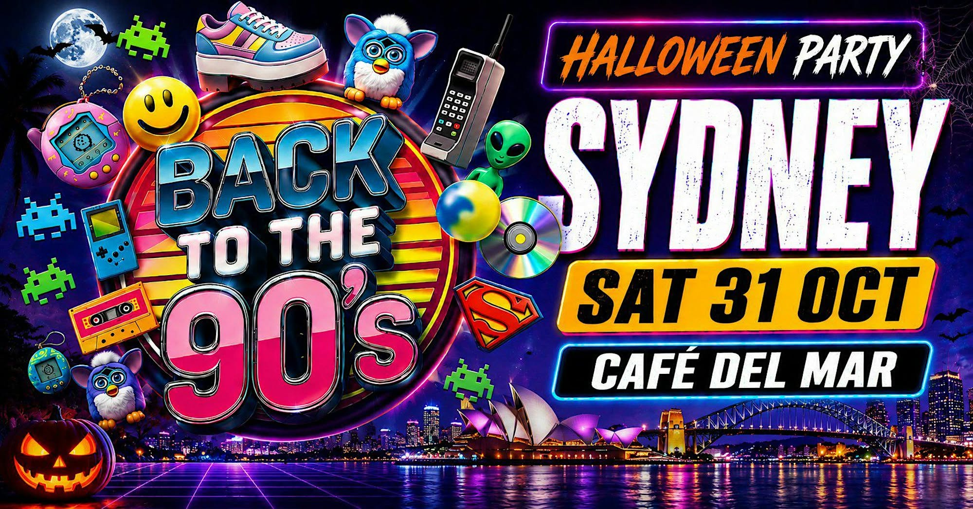 Back to the 90's - Sydney (Halloween Edition) poster