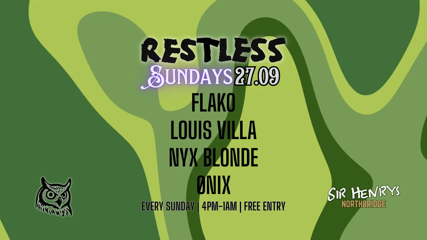 RS132: Restless Sundays poster