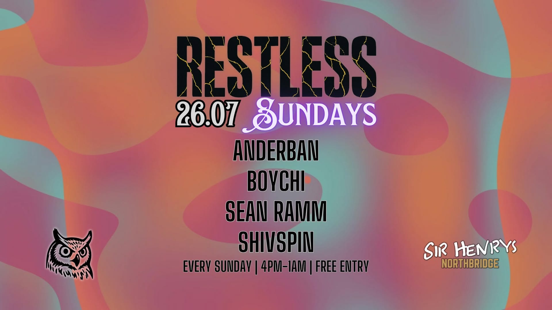 RS123: Restless Sundays poster
