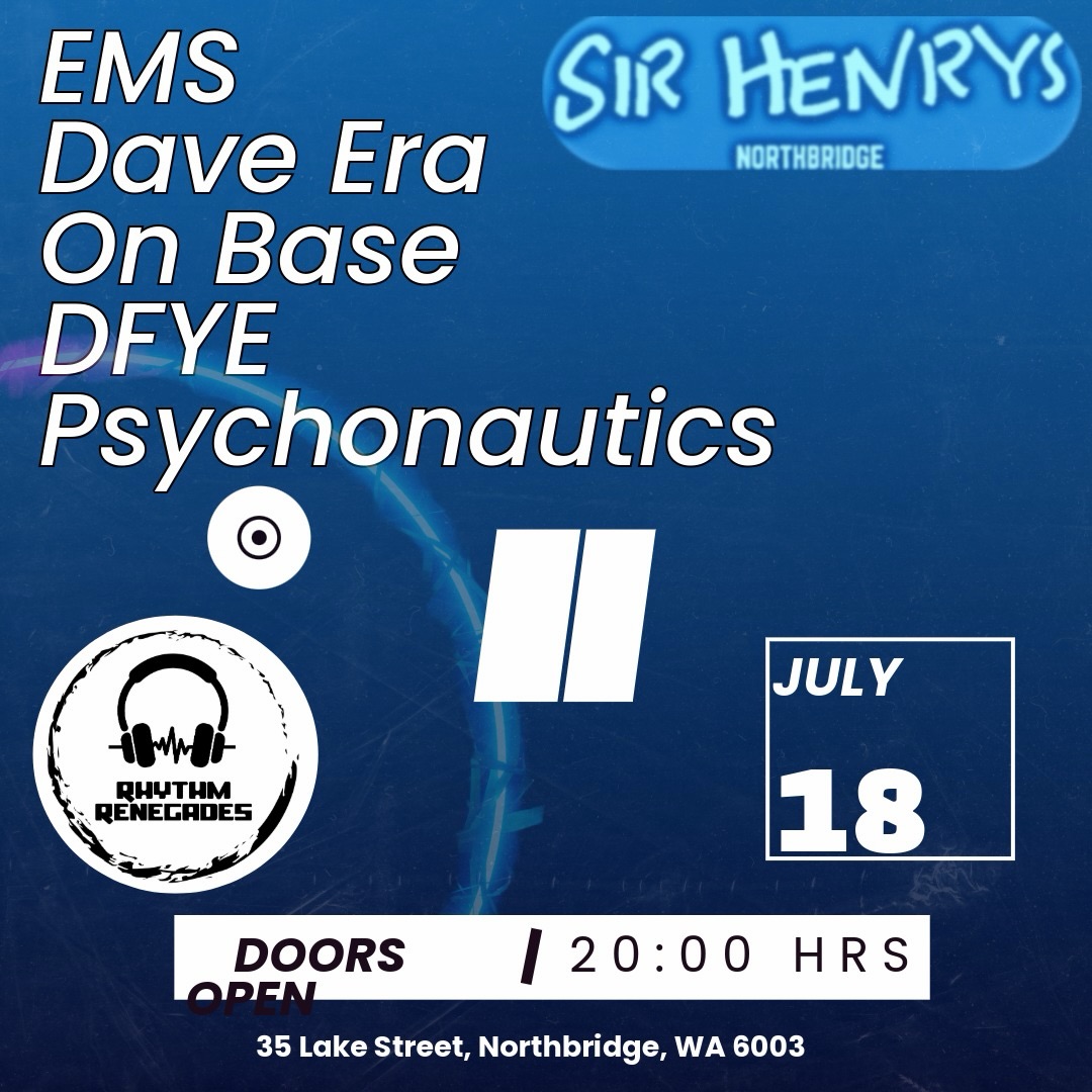 Rhythm Renegades Saturday poster