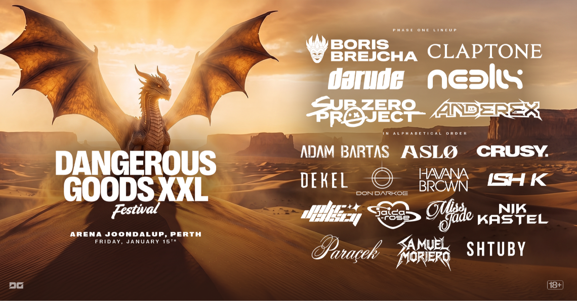 Dangerous Goods XXL Festival - Perth 2027 poster