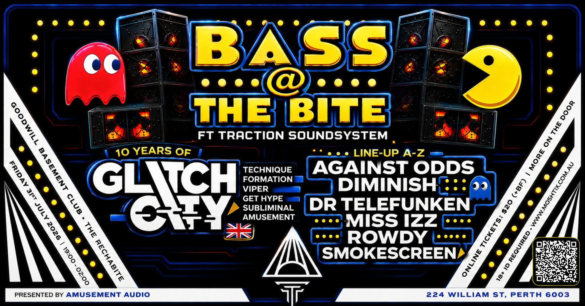 Bass @ The Bite ft Traction Soundsystem, Perth poster