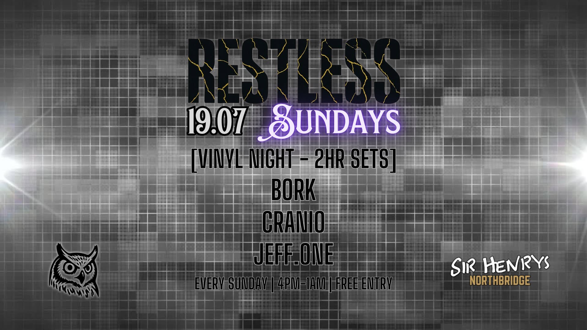 RS122: Restless Sundays poster