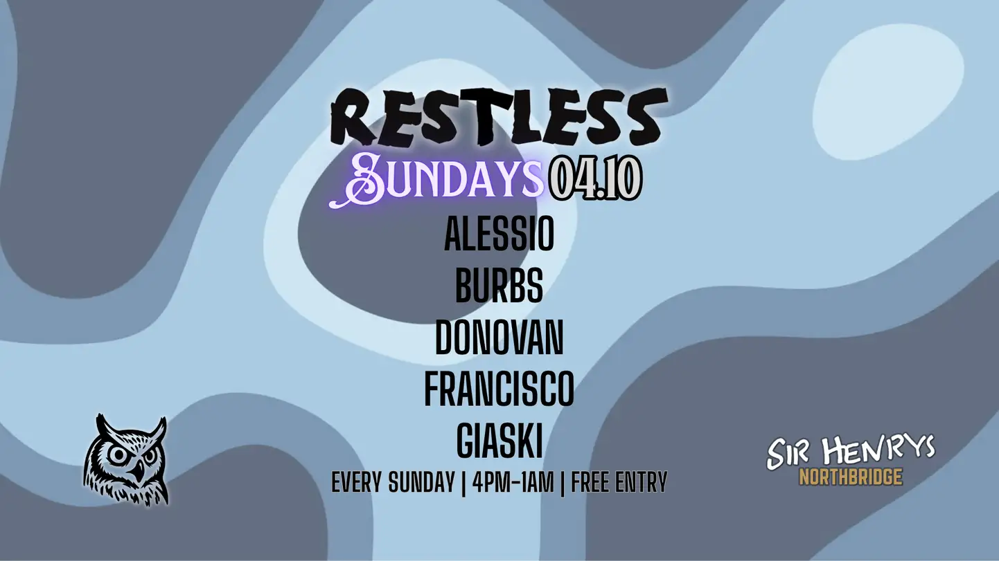 RS133: Restless Sundays poster