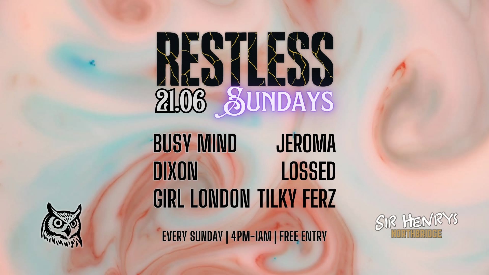 RS118: Restless Sundays poster